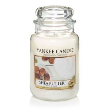 Shea Butter candela Yankee Candle giara grande