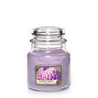 Lovely Kiku candela di Yankee Candle giara media