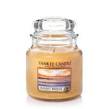 Sunset Breeze candela Yankee Candle giara piccola