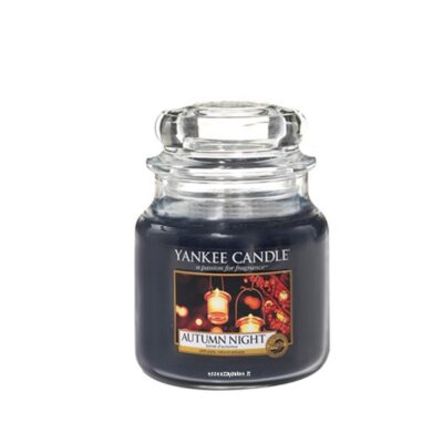 Autumn Night candela Yankee Candle giara media