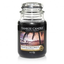 Black Coconut candela di Yankee Candle giara grande