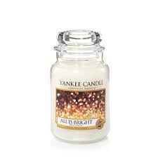 All is Bright candela di Yankee candle giara grande