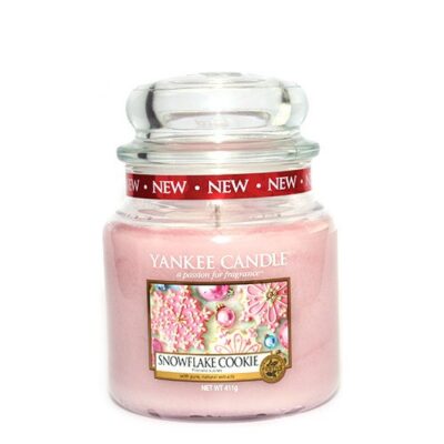 Snowflake Cookie candela Yankee Candle giara media