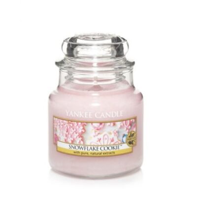Snowflake Cookie candela Yankee Candle giara piccola