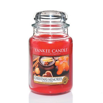 Christmas Memories candela Yankee Candle giara grande