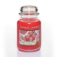 Candy Cane Lane candela di Yankee Candle giara grande