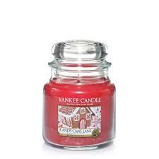 Candy Cane Lane candela di Yankee Candle giara media