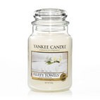 Fluffy Towel candela di Yankee Candle giara grande