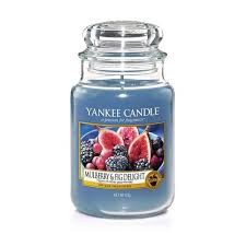 MULBERRY & FIG DELIGHT candela di Yankee Candle giara grande