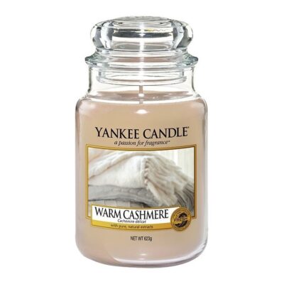 Warm Cashmere candela di Yankee Candle giara grande